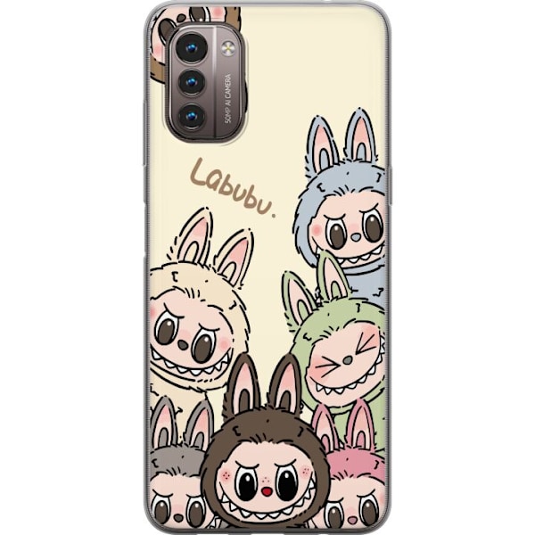Nokia G21 Gennemsigtig cover Labubu Pastel Collection