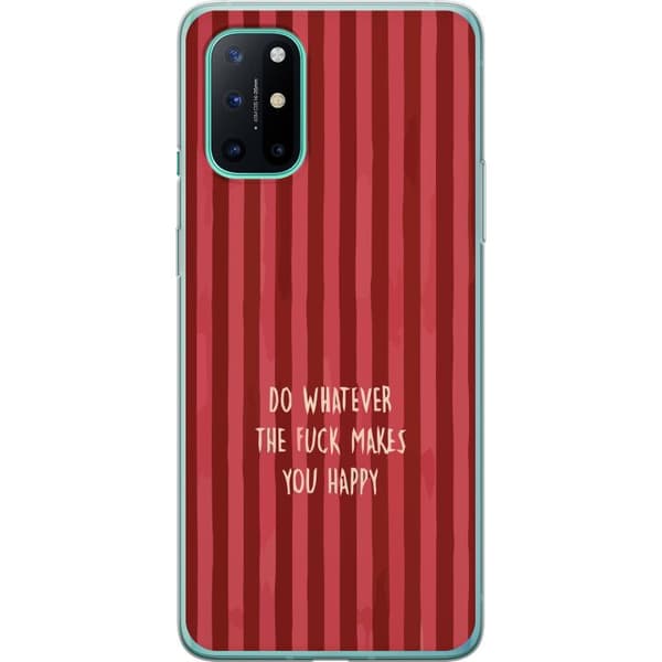 Kompatibelt Mobilskal till OnePlus 8T Gör det som gör dig glad röd