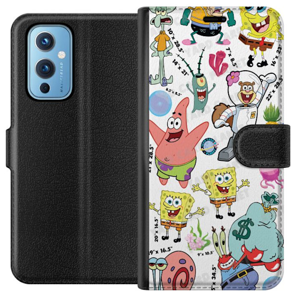 OnePlus 9 Tegnebogsetui SpongeBob SquarePants