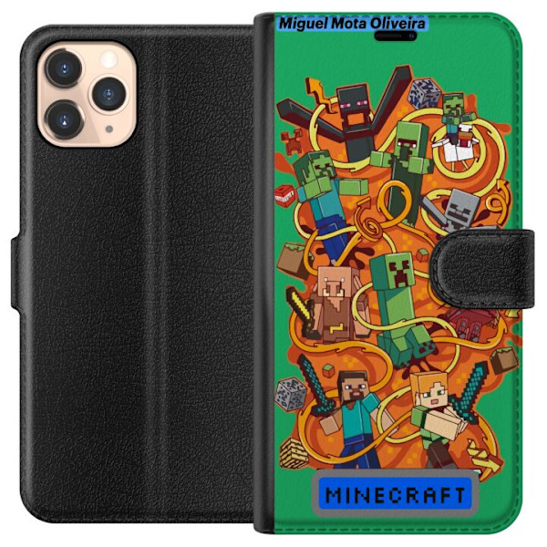 Apple iPhone 11 Pro Tegnebogsetui Minecraft