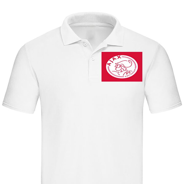 Piké för Vuxen | Elegant Pikétröja Ajax Vit X-Large