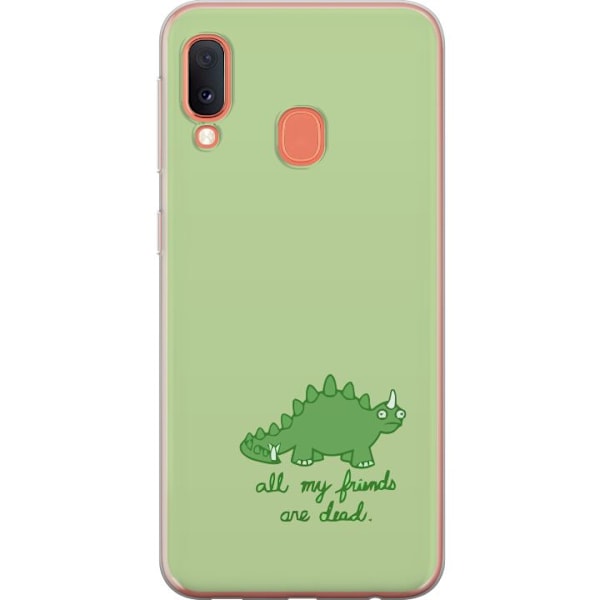 Samsung Galaxy A20e Skal / Mobilskal - Dinosaurier