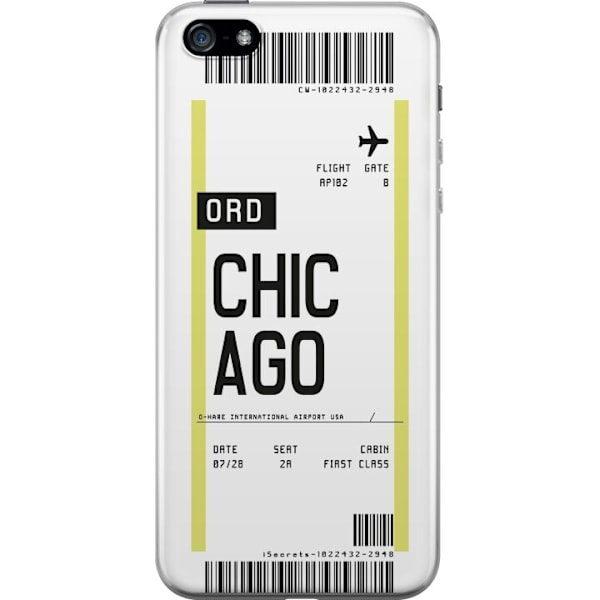 Apple iPhone 5 Gennemsigtig cover Chicago