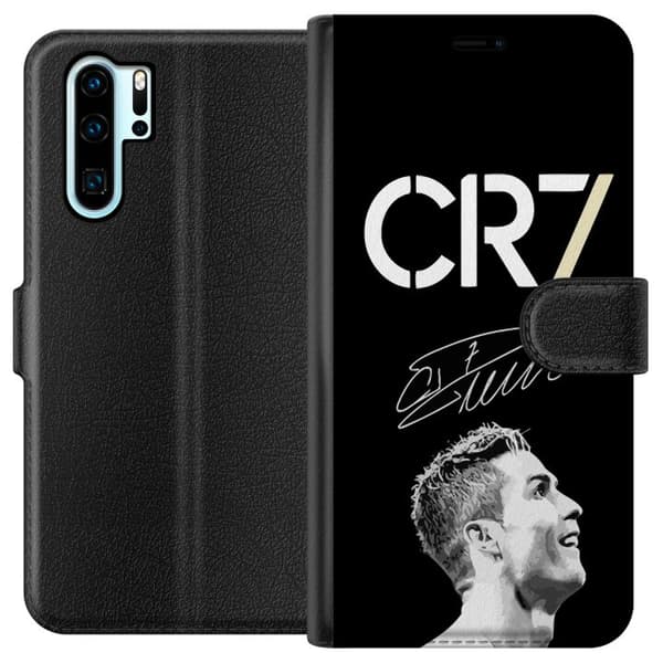 Kompatibel Tegnebogsetui til Huawei P30 Pro CR7 Ronaldo