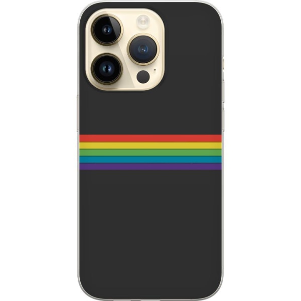 Apple iPhone 14 Pro Gennemsigtig cover Pride