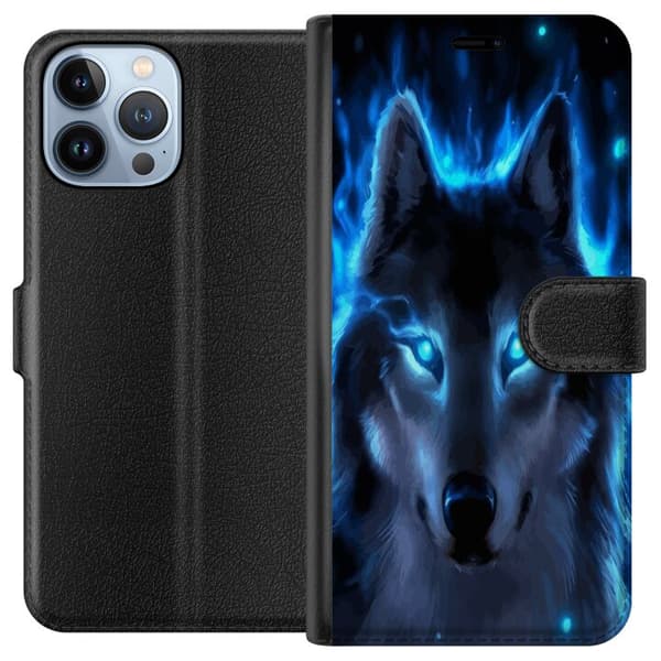 Kompatibel Tegnebogsetui til Apple iPhone 13 Pro Max Ulve