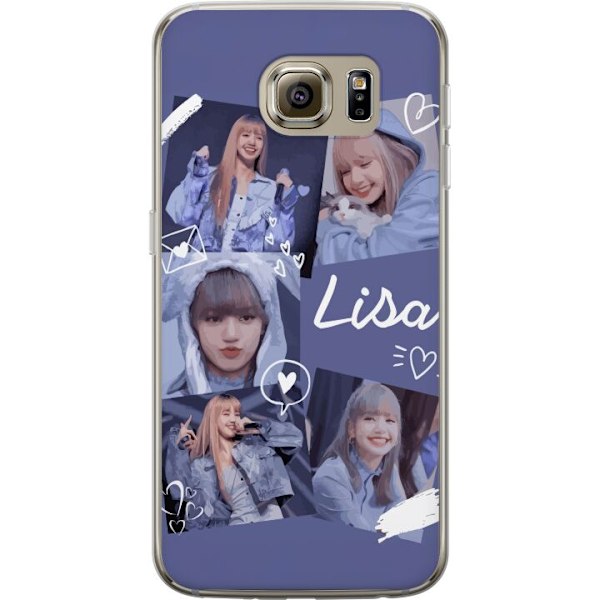 Samsung Galaxy S6 Läpinäkyvä kuori Lisa Blackpink – Aesthetic K-pop Queen