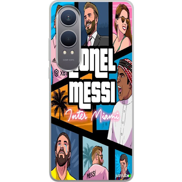 OnePlus Nord CE4 Lite Gennemsigtig cover GTA Lionel Messi