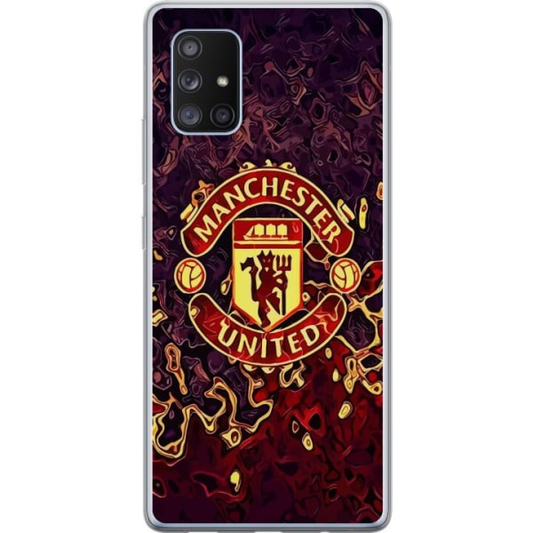 Samsung Galaxy A71 5G Gennemsigtig cover Manchester United