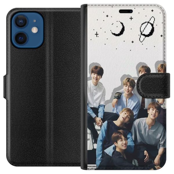 Kompatibelt Plånboksfodral till Apple iPhone 12 mini K-POP BTS