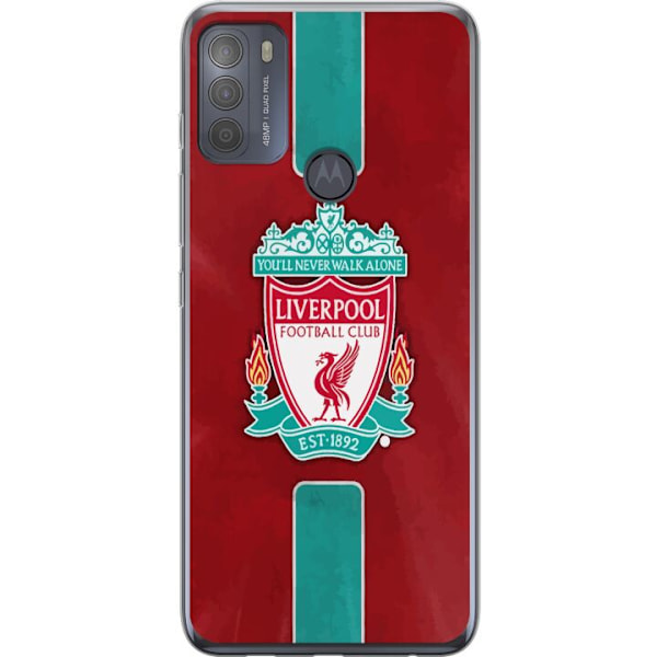 Motorola Moto G50 Gennemsigtig cover Liverpool FC - Klassisk F
