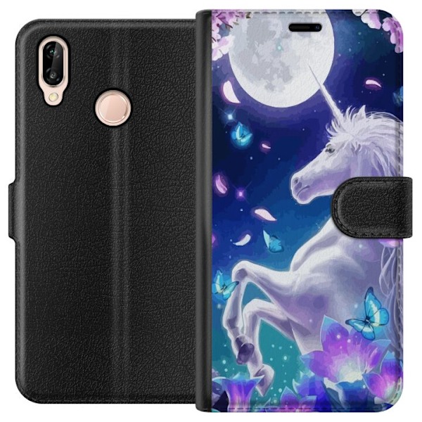 Huawei P20 lite Lompakkokotelo Yksisarvinen