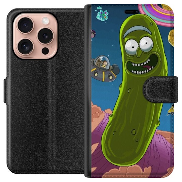 Apple iPhone 16 Pro Tegnebogsetui Agurk Rick