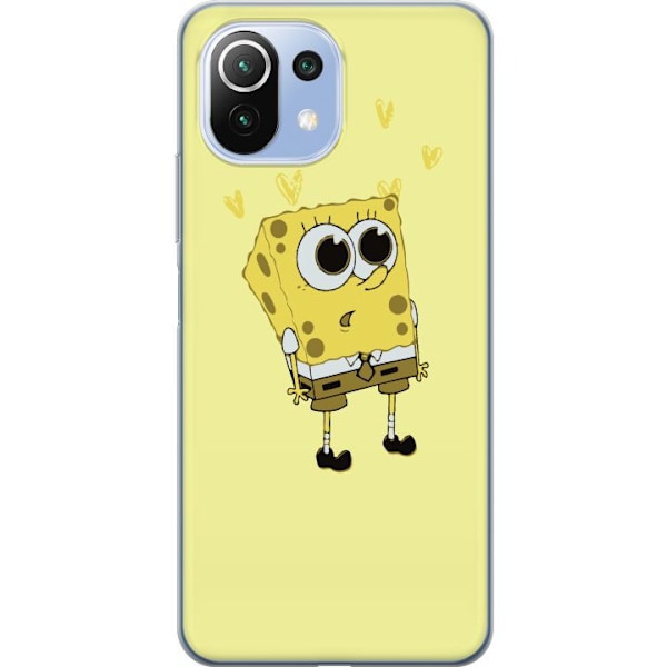 Xiaomi 11 Lite 5G NE Gennemsigtig cover SvampeBob Firkant