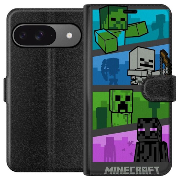 Google Pixel 9 Pro Lompakkokotelo Minecraft