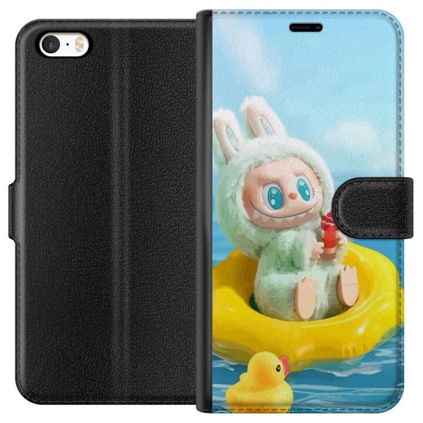 Apple iPhone 5 Lompakkokotelo Labubu Macaron-sarja