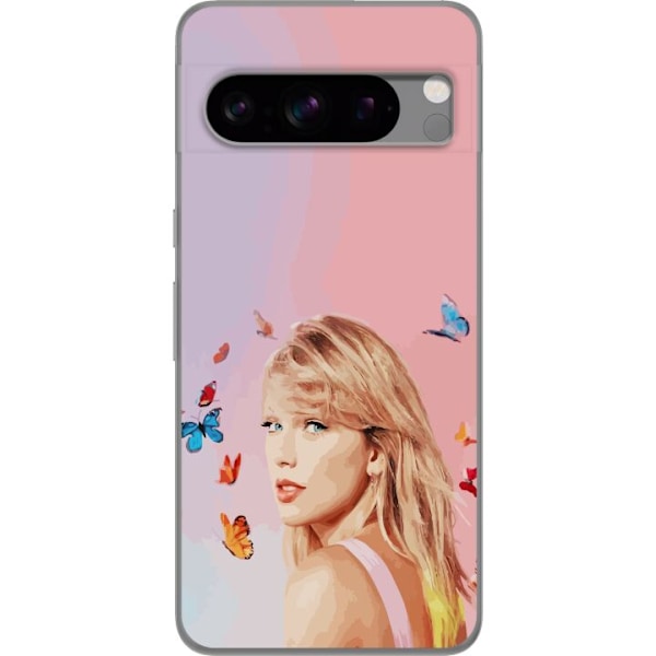 Google Pixel 8 Pro Gennemsigtig cover Taylor Swift Sommerfugle