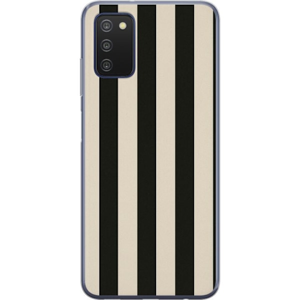 Samsung Galaxy A03s Genomskinligt Skal Line Flow