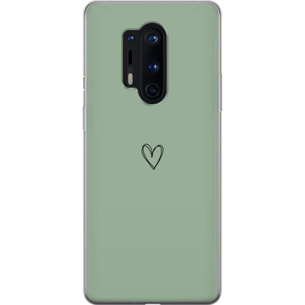 OnePlus 8 Pro Gennemsigtig cover Hjerte