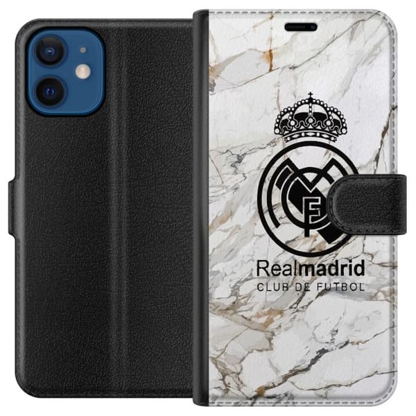 Kompatibelt Plånboksfodral till Apple iPhone 12 mini Real Madrid