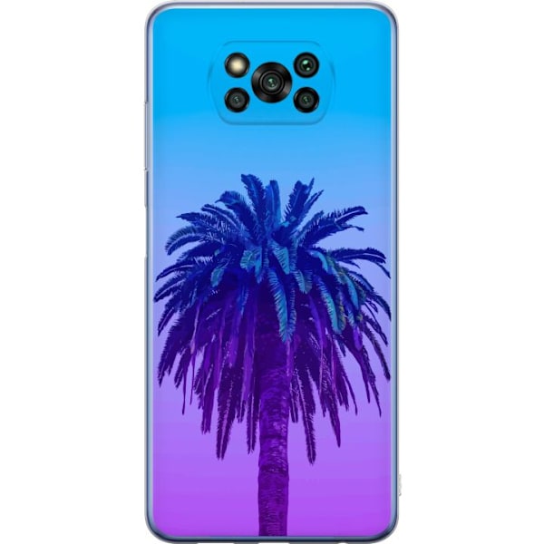 Xiaomi Poco X3 Pro Gennemsigtig cover Palm