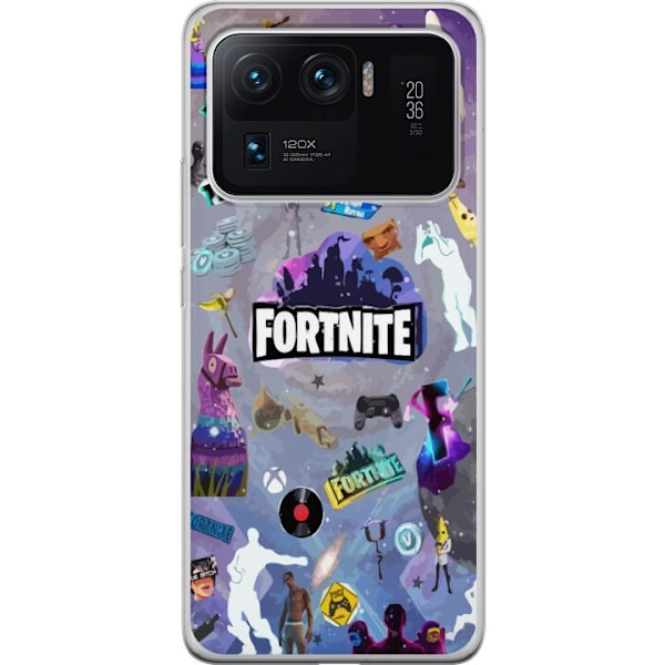 Xiaomi Mi 11 Ultra Gennemsigtig cover Fortnite