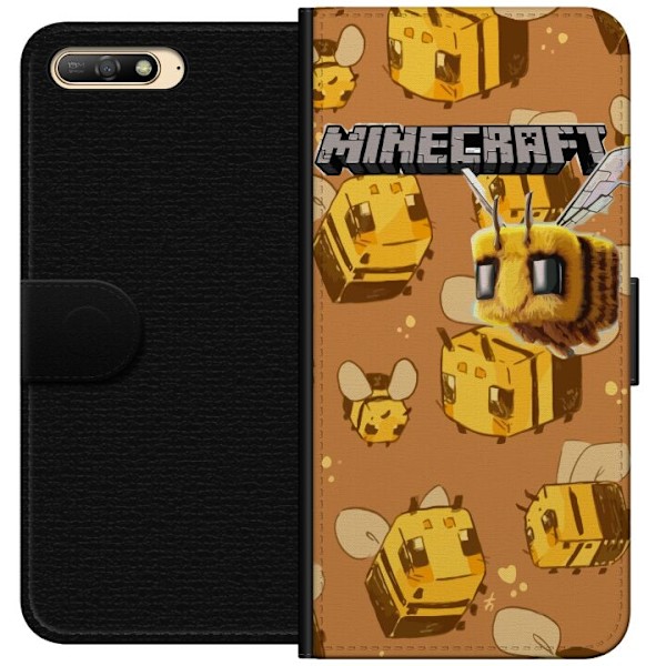 Huawei Y6 (2018) Lompakkokotelo Minecraft Bi