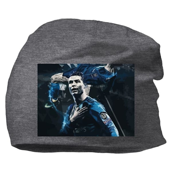 Mössa för Vuxen | Varm Beanie i Mjukt Material Ronaldo Mörkgrå one size