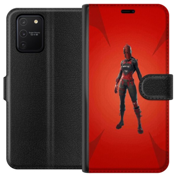 Samsung Galaxy S10 Lite Plånboksfodral Fortnite - Red Knight