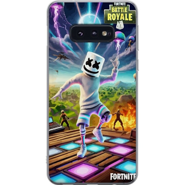 Samsung Galaxy S10e Läpinäkyvä kuori Fortnite