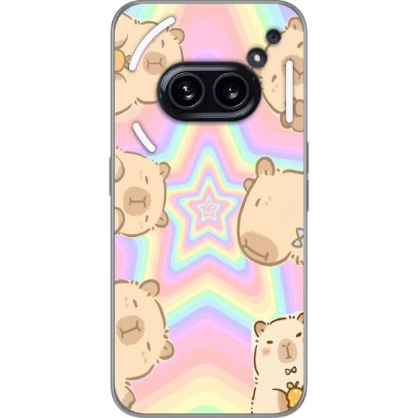 Nothing Phone (2a) Genomskinligt Skal Kawaii Capybara Galaxy S