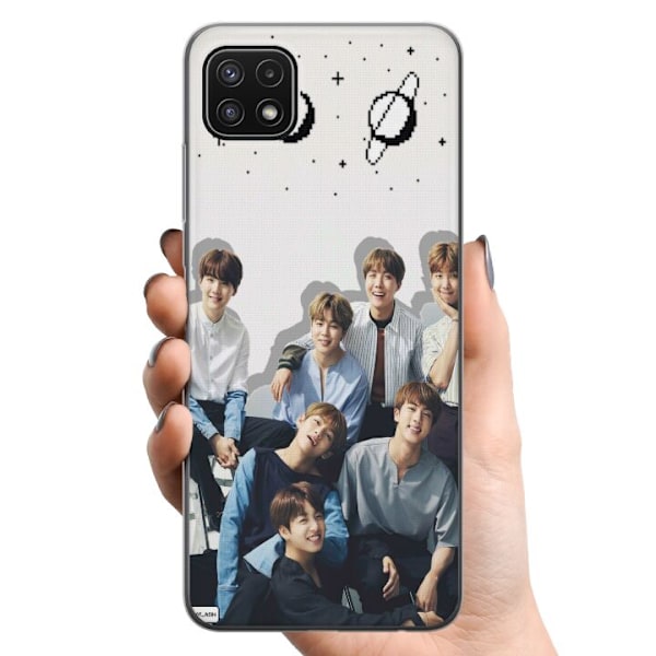 Samsung Galaxy A22 5G TPU Mobilskal K-POP BTS