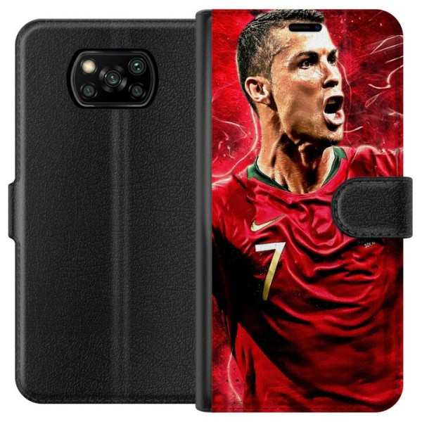 Xiaomi Poco X3 NFC Plånboksfodral Ronaldo
