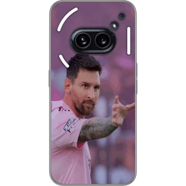 Nothing Phone (2a) Gjennomsiktig deksel Messi