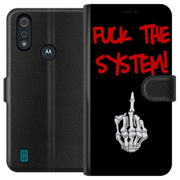 Motorola Moto E6i Lommeboketui Fuck System