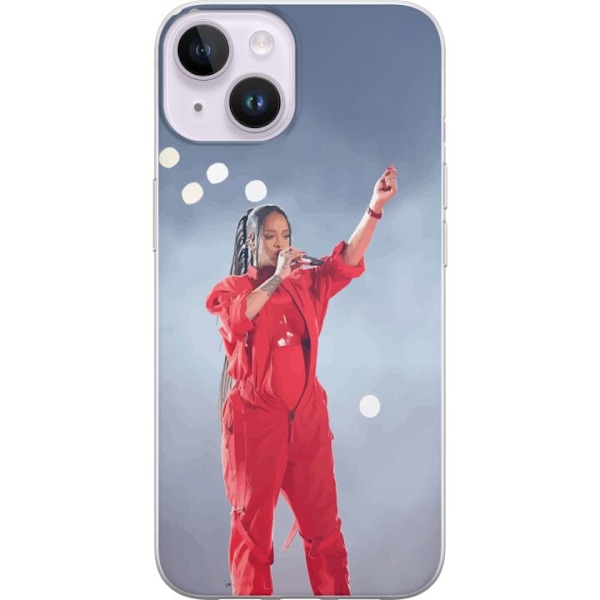 Apple iPhone 15 Plus Gjennomsiktig deksel Rihanna – Trendset