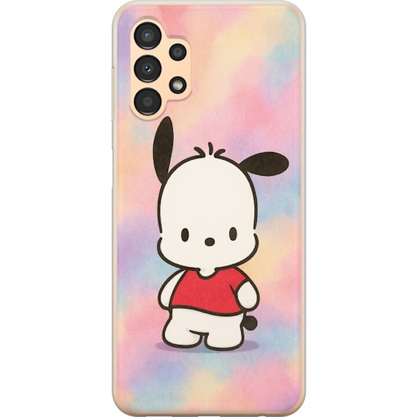 Samsung Galaxy A13 Läpinäkyvä kuori Kawaii Sanrio Pochacco