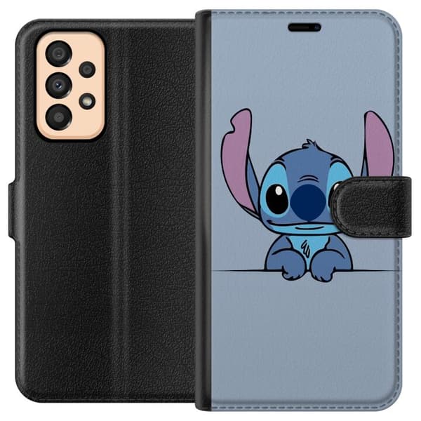 Kompatibelt Plånboksfodral till Samsung Galaxy A33 5G Lilo & Stitch