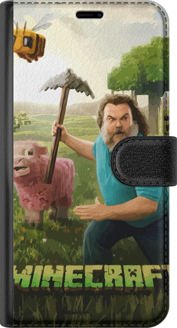 Kompatibel Tegnebogsetui til Apple iPhone 11 A Minecraft Movie