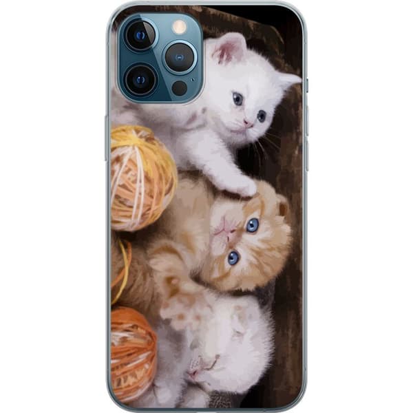 Kompatibelt Mobildeksel til Apple iPhone 12 Pro Max Katter