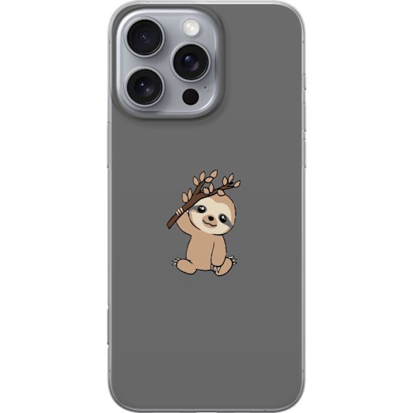 Apple iPhone 16 Pro Max Läpinäkyvä kuori Sloth