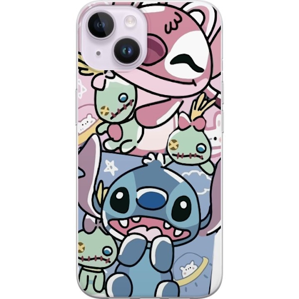 Apple iPhone 14 Genomskinligt Skal Stitch