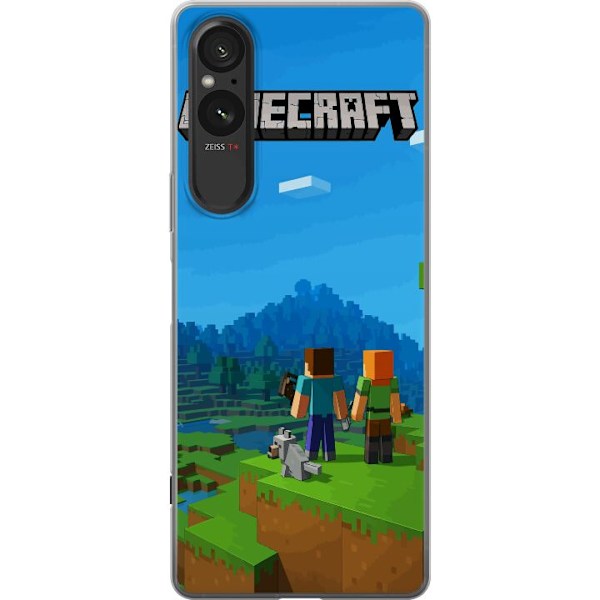 Sony Xperia 10 VI Läpinäkyvä kuori Minecraft Key Art