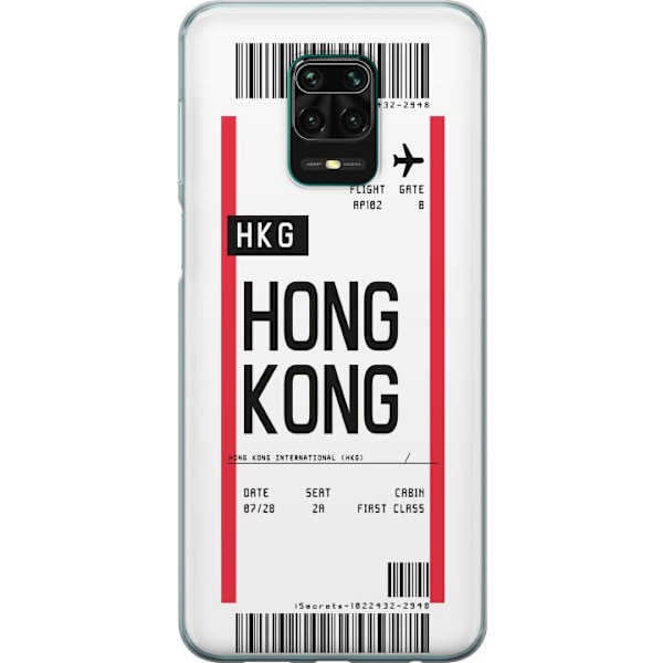 Xiaomi Redmi Note 9 Pro Läpinäkyvä kuori Hongkong