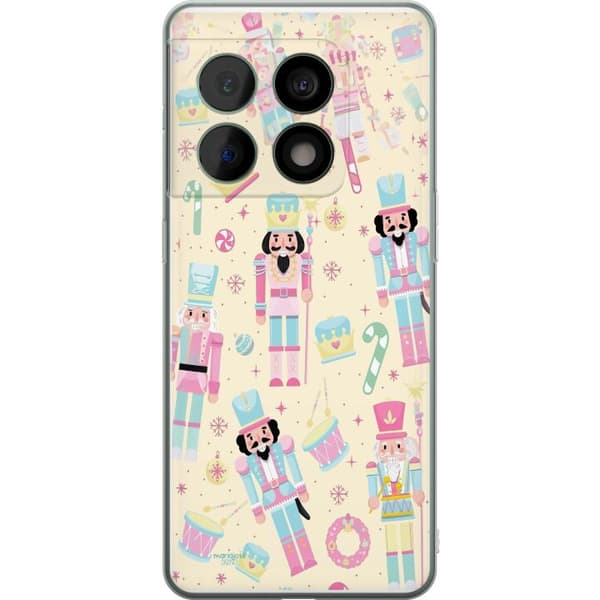 Kompatibelt Mobilskal till OnePlus 10 Pro Jul rosa
