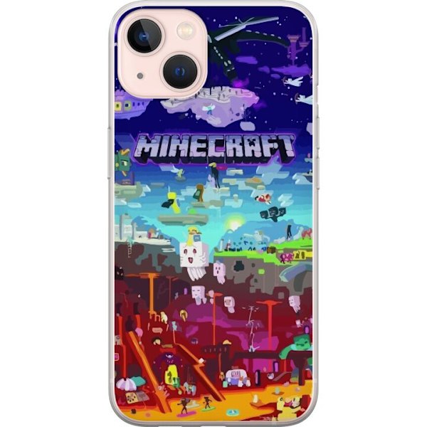 Apple iPhone 13 mini Läpinäkyvä kuori Minecraft