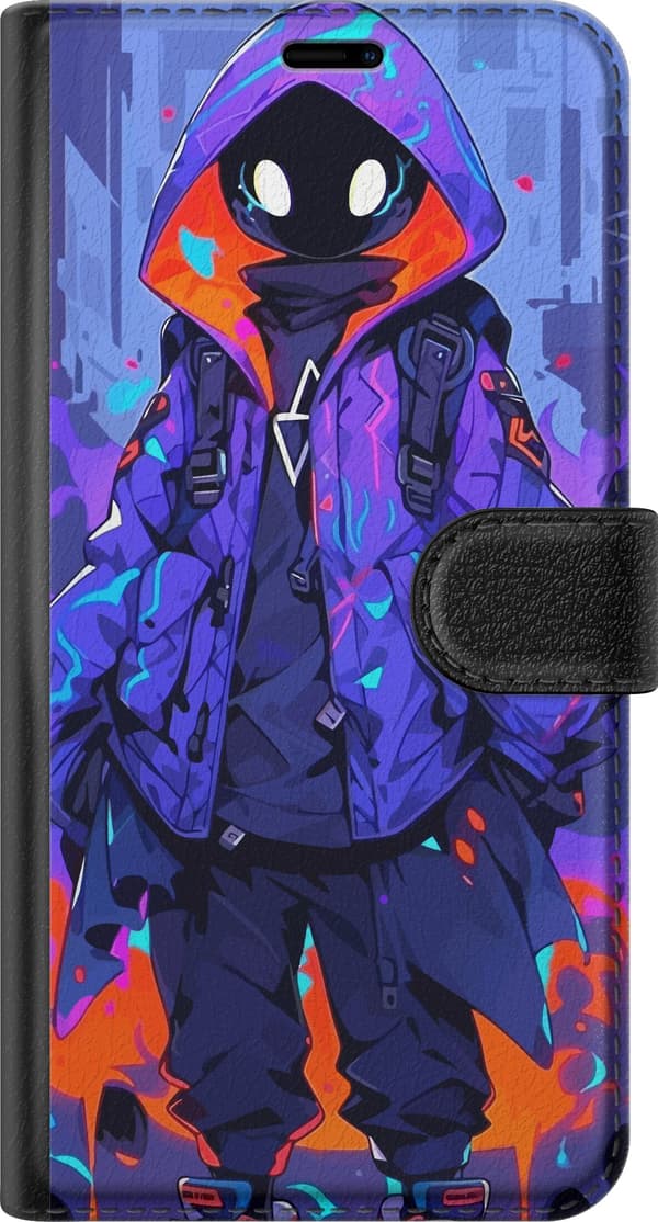 Kompatibelt Plånboksfodral till Samsung Galaxy S21 Anime
