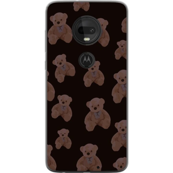 Motorola Moto G7 Gennemsigtig cover En bjørn flere bjørne