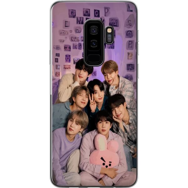 Kompatibelt Mobildeksel til Samsung Galaxy S9+ BTS lila