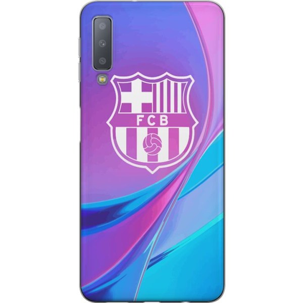 Samsung Galaxy A7 (2018) Genomskinligt Skal FC Barcelona